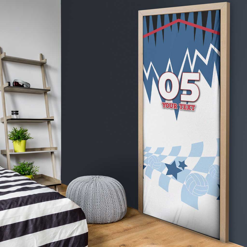 Custom USA Volleyball Door Cover Bump Set Spike Repeat