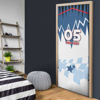 Custom USA Volleyball Door Cover Bump Set Spike Repeat