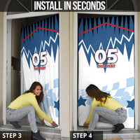 Custom USA Volleyball Door Cover Bump Set Spike Repeat