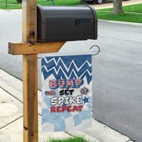 USA Volleyball Garden Flag Bump Set Spike Repeat