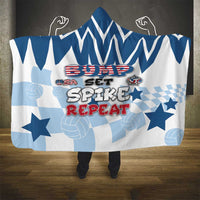 USA Volleyball Hooded Blanket Bump Set Spike Repeat