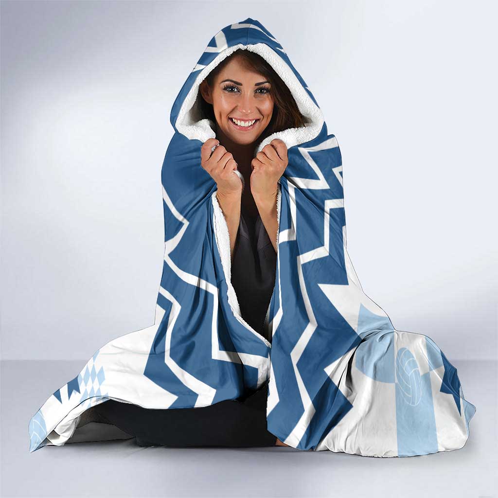 USA Volleyball Hooded Blanket Bump Set Spike Repeat