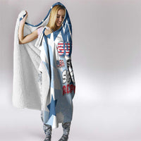 USA Volleyball Hooded Blanket Bump Set Spike Repeat