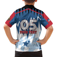 Custom USA Volleyball Kid Hawaiian Shirt Bump Set Spike Repeat
