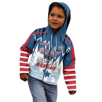 Custom USA Volleyball Kid Hoodie Bump Set Spike Repeat