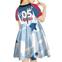 Custom USA Volleyball Kid Short Sleeve Dress Bump Set Spike Repeat