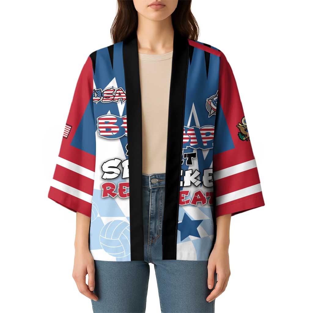 Custom USA Volleyball Kimono Bump Set Spike Repeat