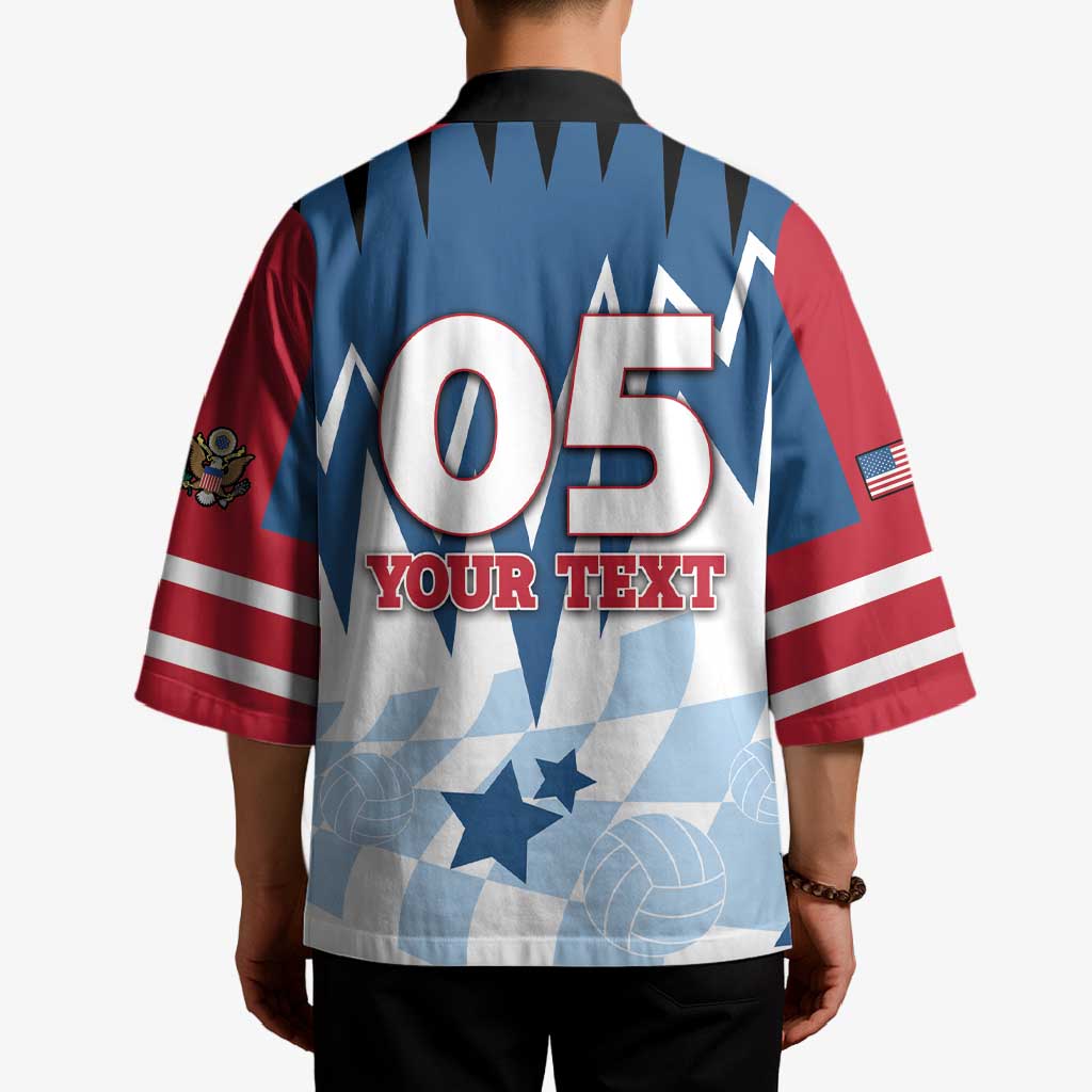 Custom USA Volleyball Kimono Bump Set Spike Repeat