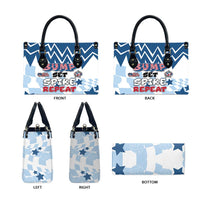 USA Volleyball Leather Bag Bump Set Spike Repeat