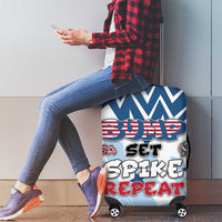 USA Volleyball Luggage Cover Bump Set Spike Repeat