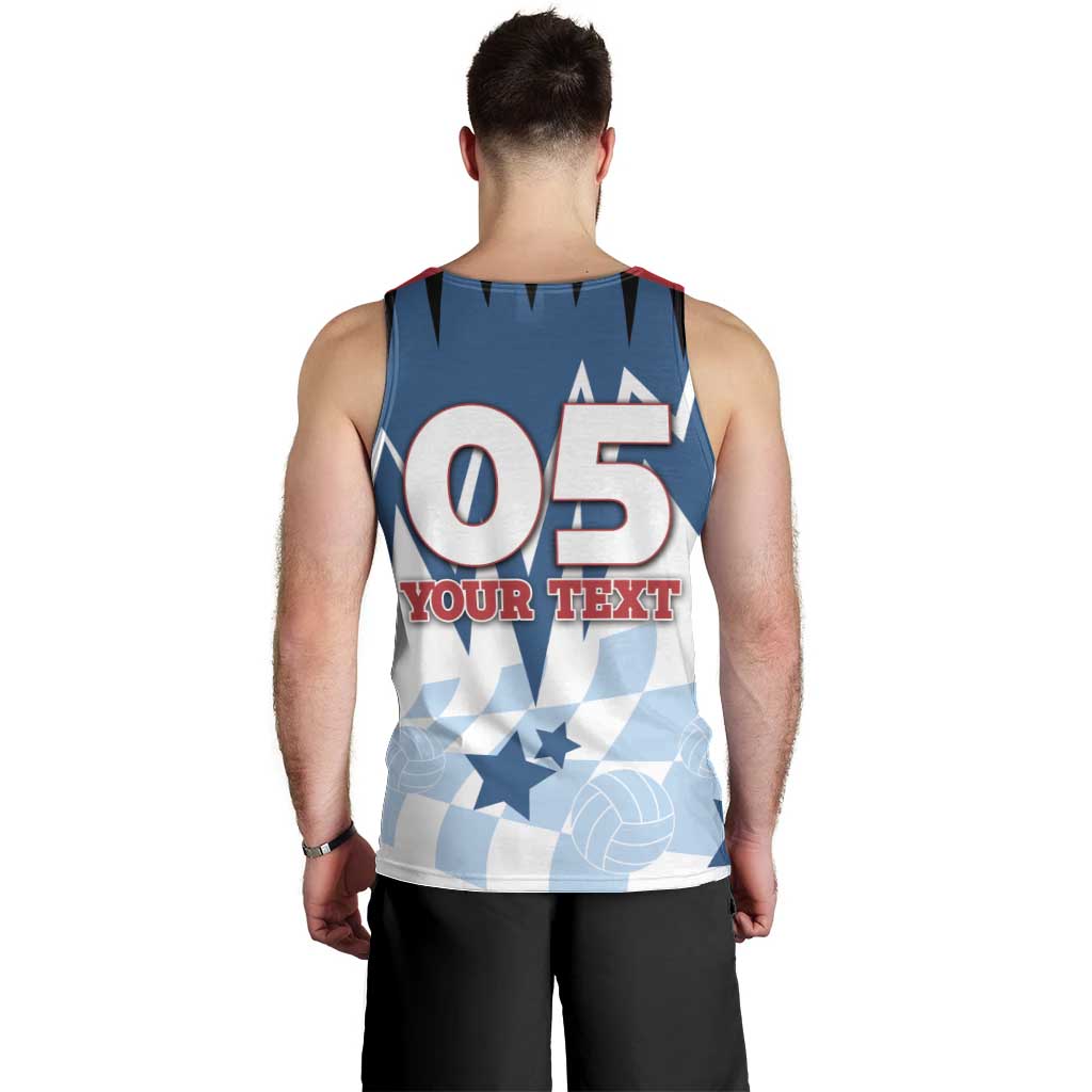 Custom USA Volleyball Men Tank Top Bump Set Spike Repeat