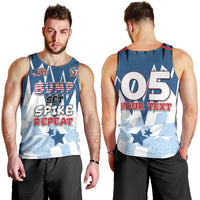 Custom USA Volleyball Men Tank Top Bump Set Spike Repeat