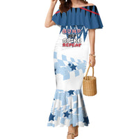 Custom USA Volleyball Mermaid Dress Bump Set Spike Repeat