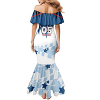 Custom USA Volleyball Mermaid Dress Bump Set Spike Repeat