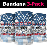 USA Volleyball Neck Gaiter Bump Set Spike Repeat