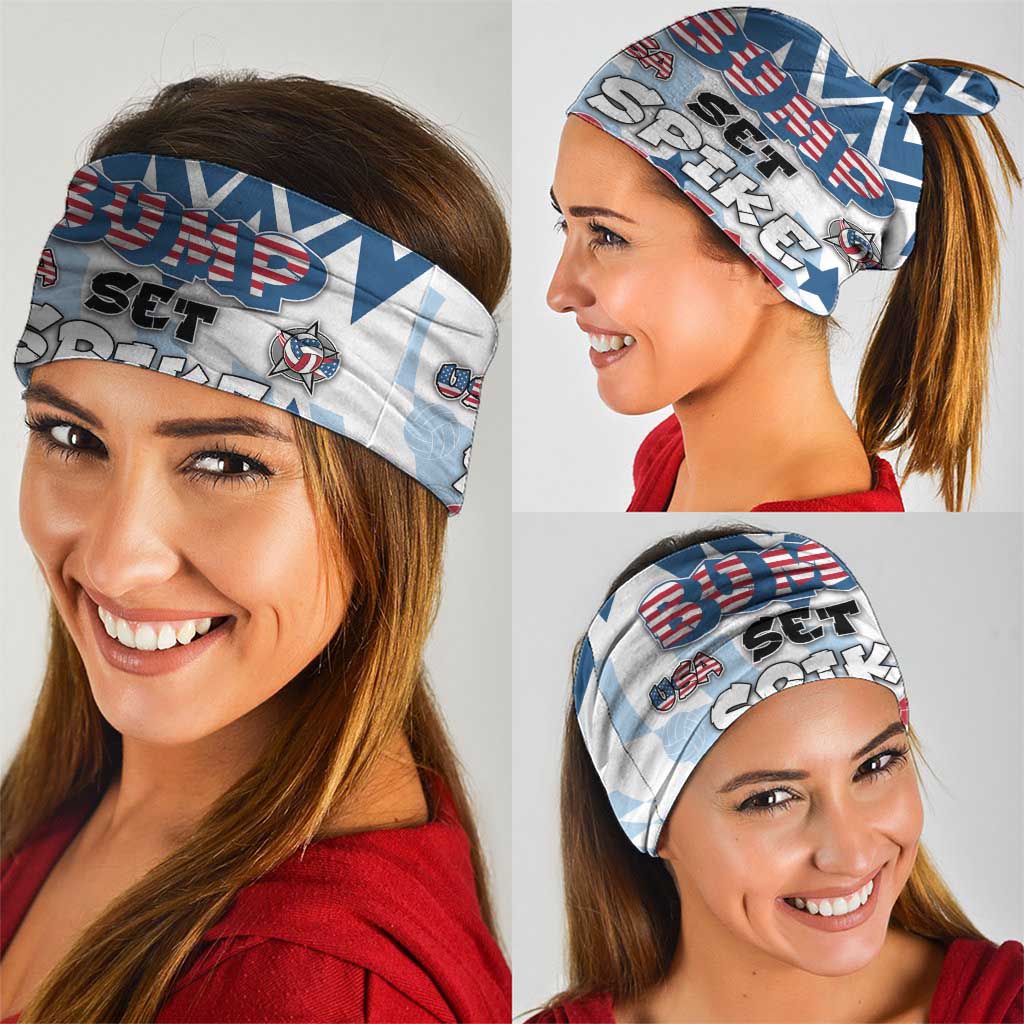 USA Volleyball Neck Gaiter Bump Set Spike Repeat