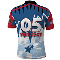 Custom USA Volleyball Polo Shirt Bump Set Spike Repeat