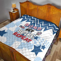 USA Volleyball Quilt Bump Set Spike Repeat
