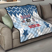 USA Volleyball Quilt Bump Set Spike Repeat