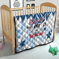 USA Volleyball Quilt Bump Set Spike Repeat