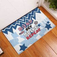 USA Volleyball Rubber Doormat Bump Set Spike Repeat