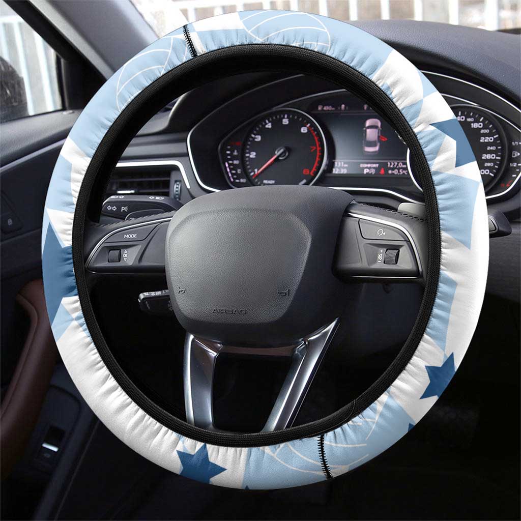 USA Volleyball Steering Wheel Cover Bump Set Spike Repeat
