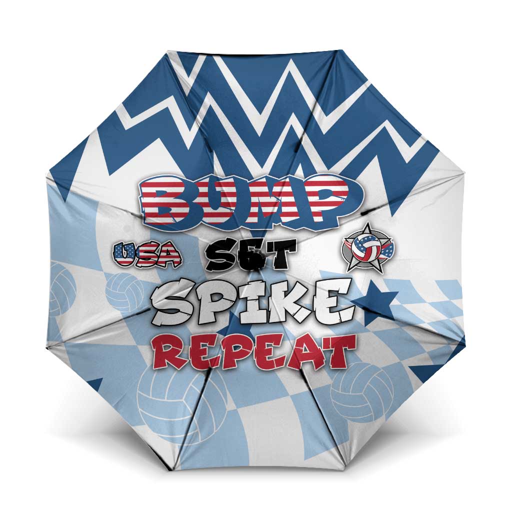 USA Volleyball Umbrella Bump Set Spike Repeat