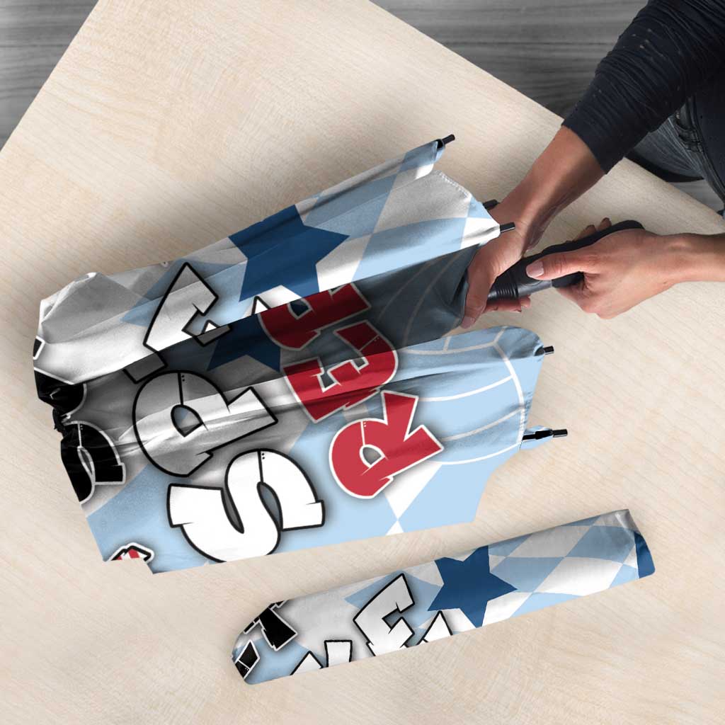 USA Volleyball Umbrella Bump Set Spike Repeat
