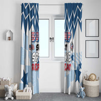 USA Volleyball Window Curtain Bump Set Spike Repeat