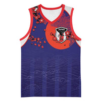 Custom Japan Football Basketball Jersey Minimalist Floral Great Wave Ukiyo-e Style