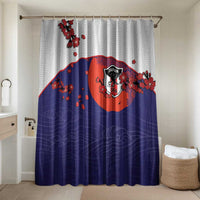 Japan Football Bathroom Set Minimalist Floral Great Wave Ukiyo-e Style