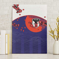 Japan Football Canvas Wall Art Minimalist Floral Great Wave Ukiyo-e Style
