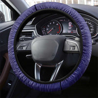 Japan Football Steering Wheel Cover Minimalist Floral Great Wave Ukiyo-e Style