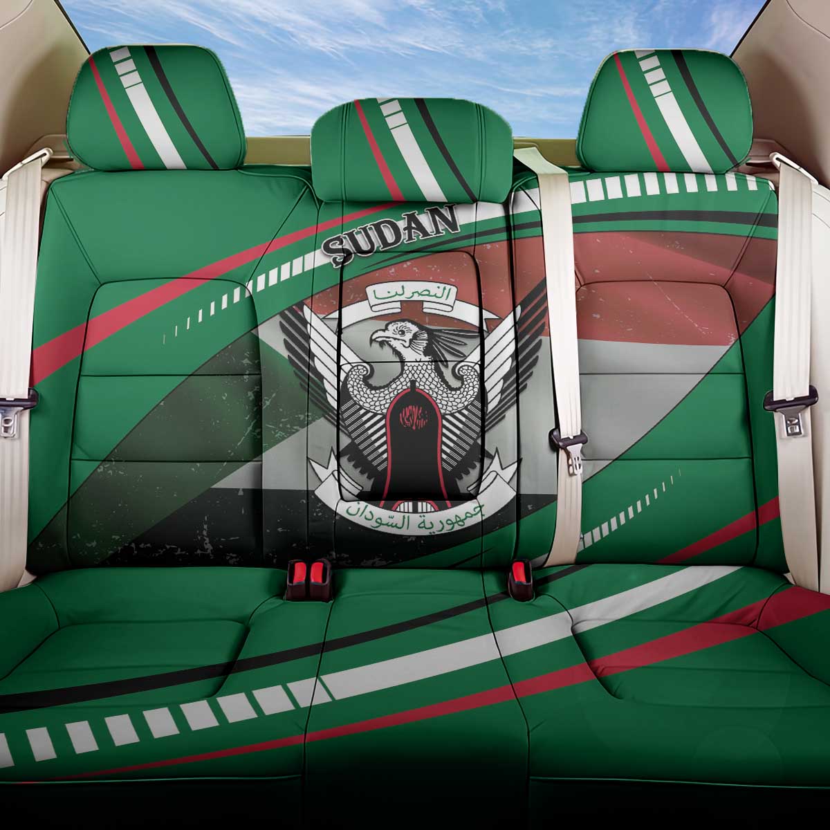 Sudan Back Car Seat Cover Victory Is Ours - Wonder Print Shop