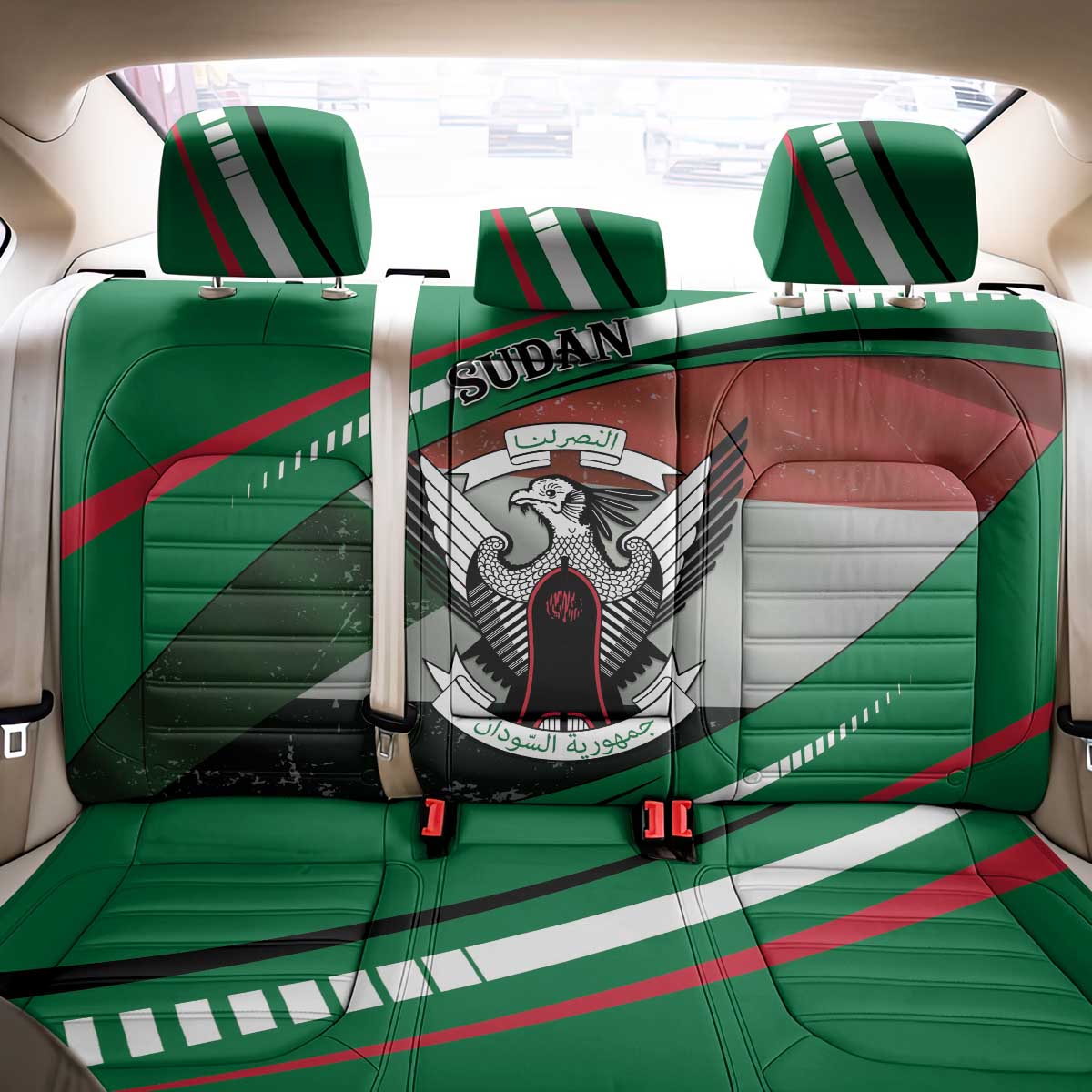 Sudan Back Car Seat Cover Victory Is Ours - Wonder Print Shop