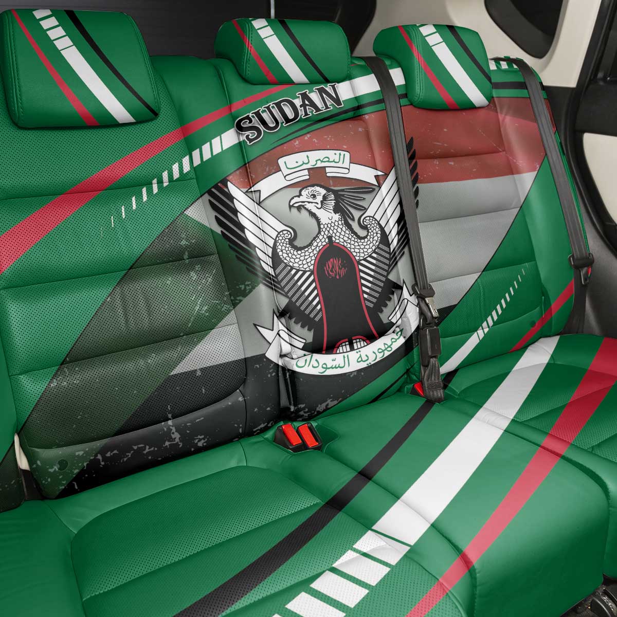 Sudan Back Car Seat Cover Victory Is Ours - Wonder Print Shop