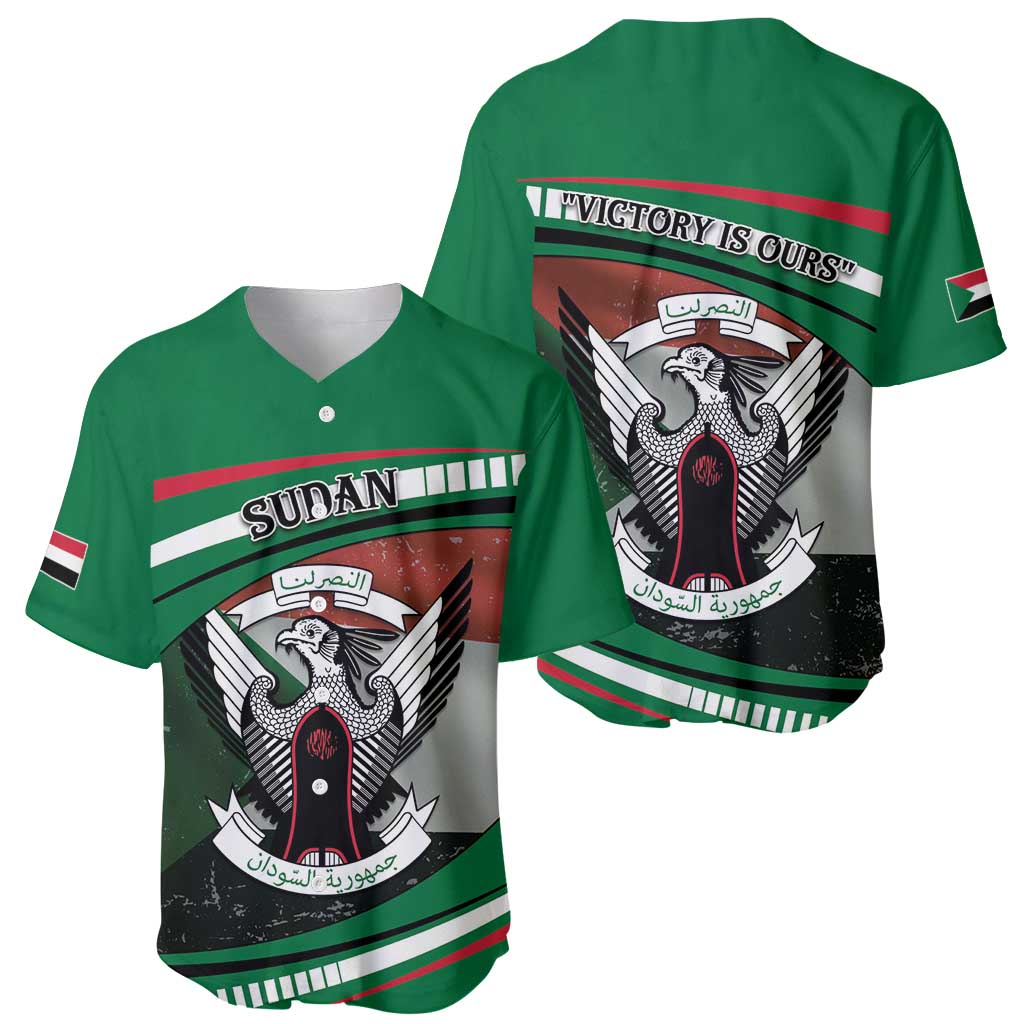 Sudan Baseball Jersey Victory Is Ours - Wonder Print Shop