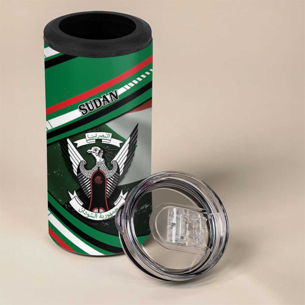Sudan 4 in 1 Can Cooler Tumbler Victory Is Ours - Wonder Print Shop