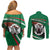 Sudan Couples Matching Off Shoulder Short Dress and Long Sleeve Button Shirt Victory Is Ours - Wonder Print Shop