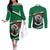 Sudan Couples Matching Off The Shoulder Long Sleeve Dress and Long Sleeve Button Shirt Victory Is Ours - Wonder Print Shop