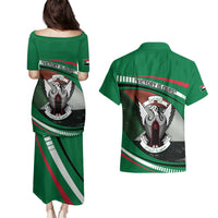 Sudan Couples Matching Puletasi and Hawaiian Shirt Victory Is Ours - Wonder Print Shop