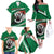 Sudan Family Matching Off The Shoulder Long Sleeve Dress and Hawaiian Shirt Victory Is Ours - Wonder Print Shop