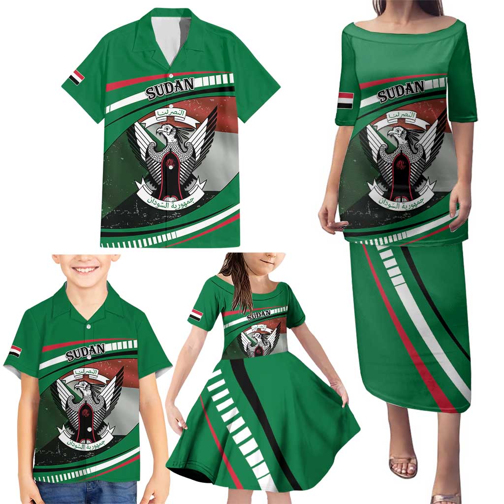 Sudan Family Matching Puletasi and Hawaiian Shirt Victory Is Ours - Wonder Print Shop
