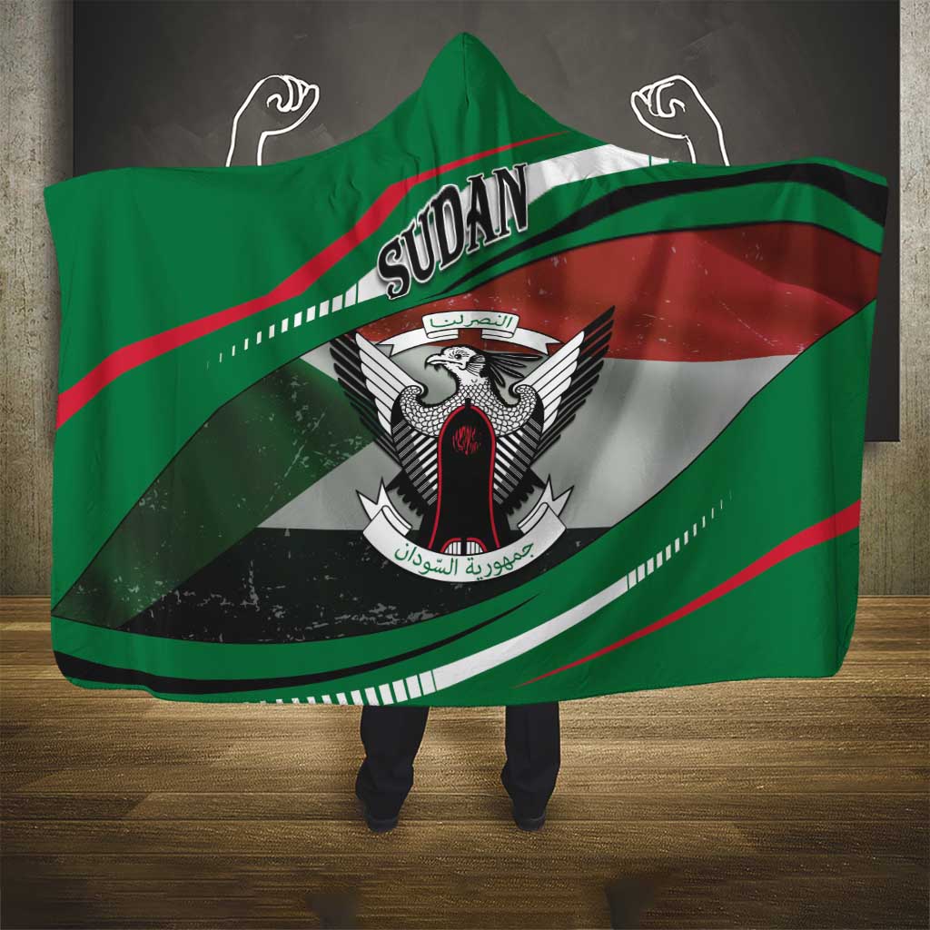 Sudan Hooded Blanket Victory Is Ours - Wonder Print Shop