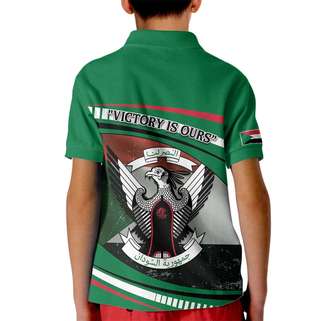 Sudan Kid Polo Shirt Victory Is Ours - Wonder Print Shop