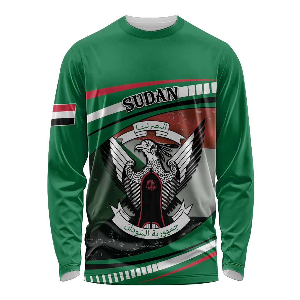 Sudan Long Sleeve Shirt Victory Is Ours - Wonder Print Shop