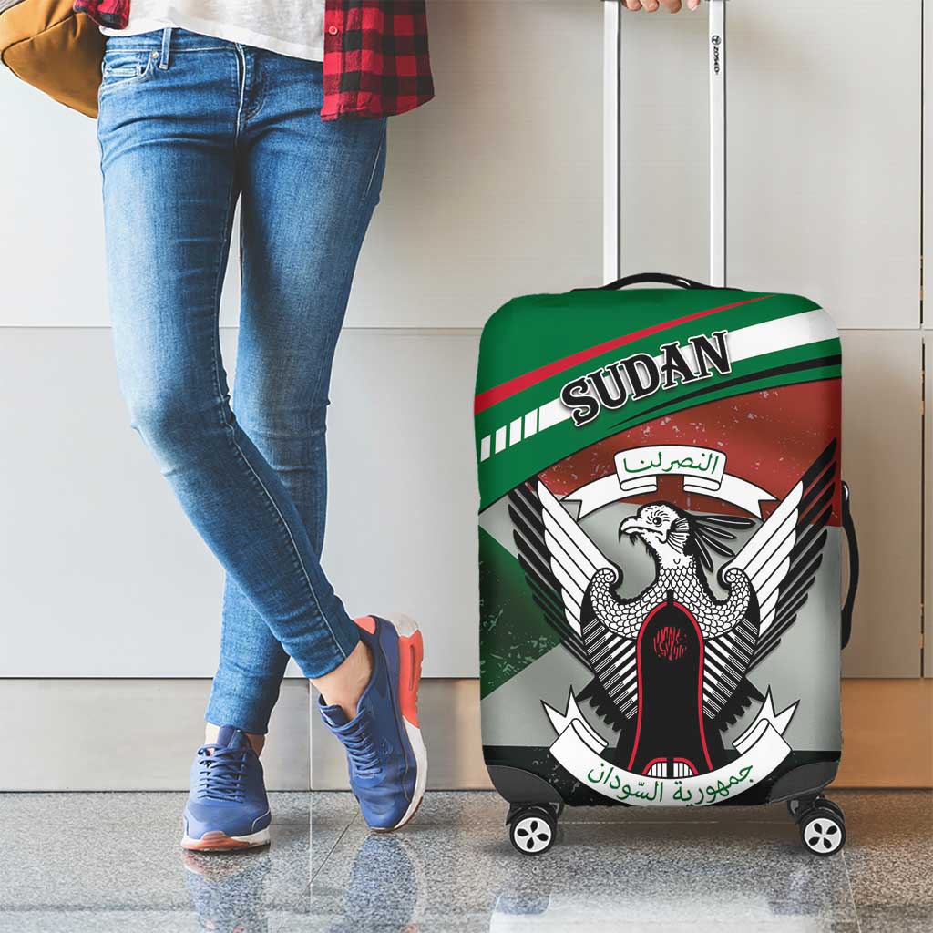Sudan Luggage Cover Victory Is Ours - Wonder Print Shop