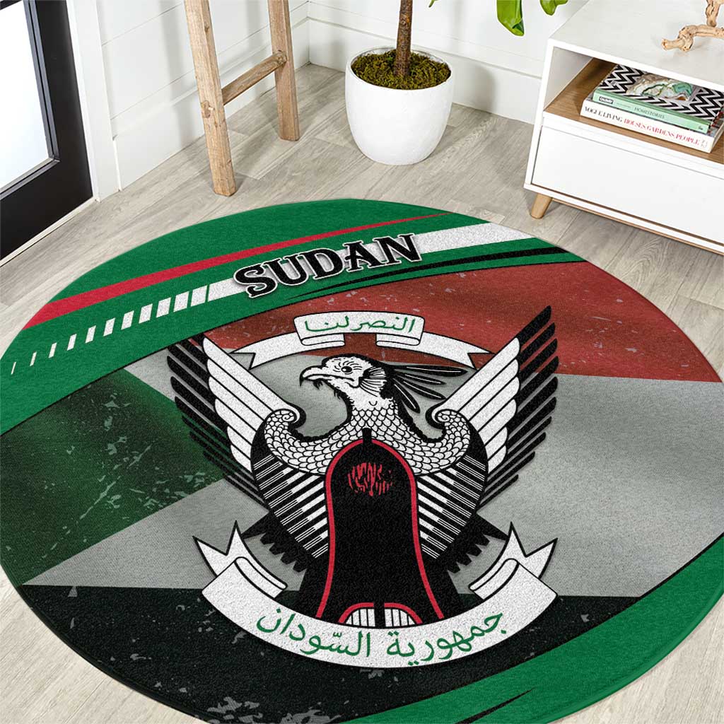 Sudan Round Carpet Victory Is Ours - Wonder Print Shop