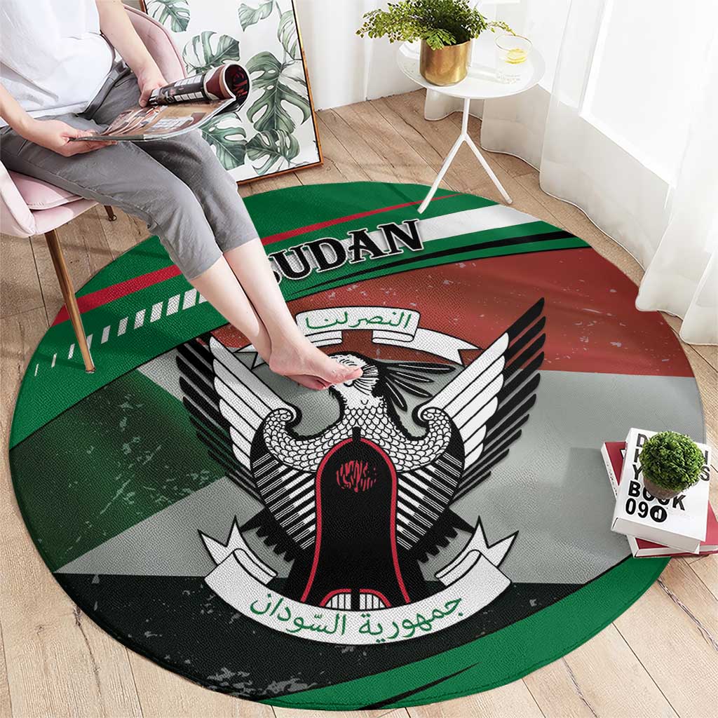 Sudan Round Carpet Victory Is Ours - Wonder Print Shop