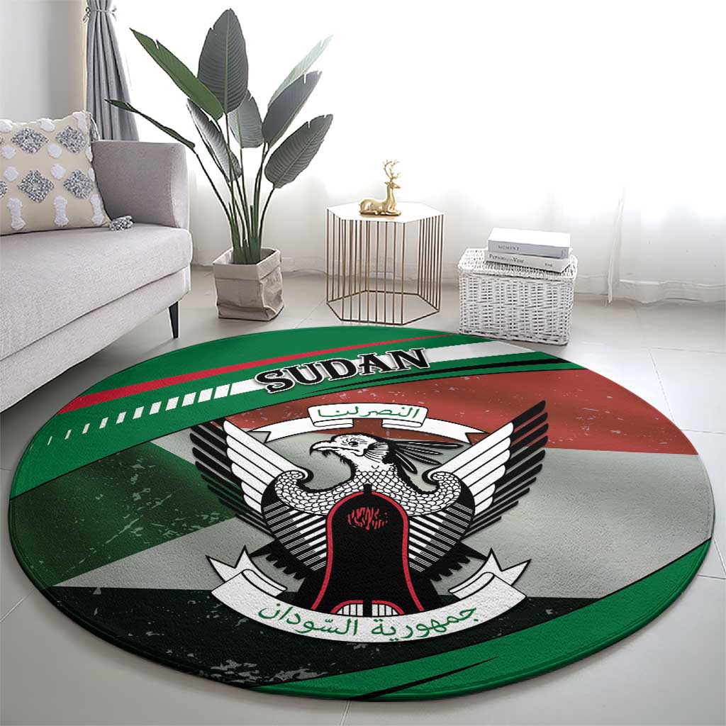 Sudan Round Carpet Victory Is Ours - Wonder Print Shop